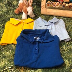 Little Girls Bundle of Uniform School Shirts size 5-6